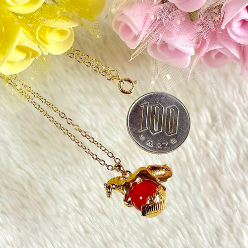 馬年⭐️干支御守り情熱の丙午カーネリアン天然石ネックレスor