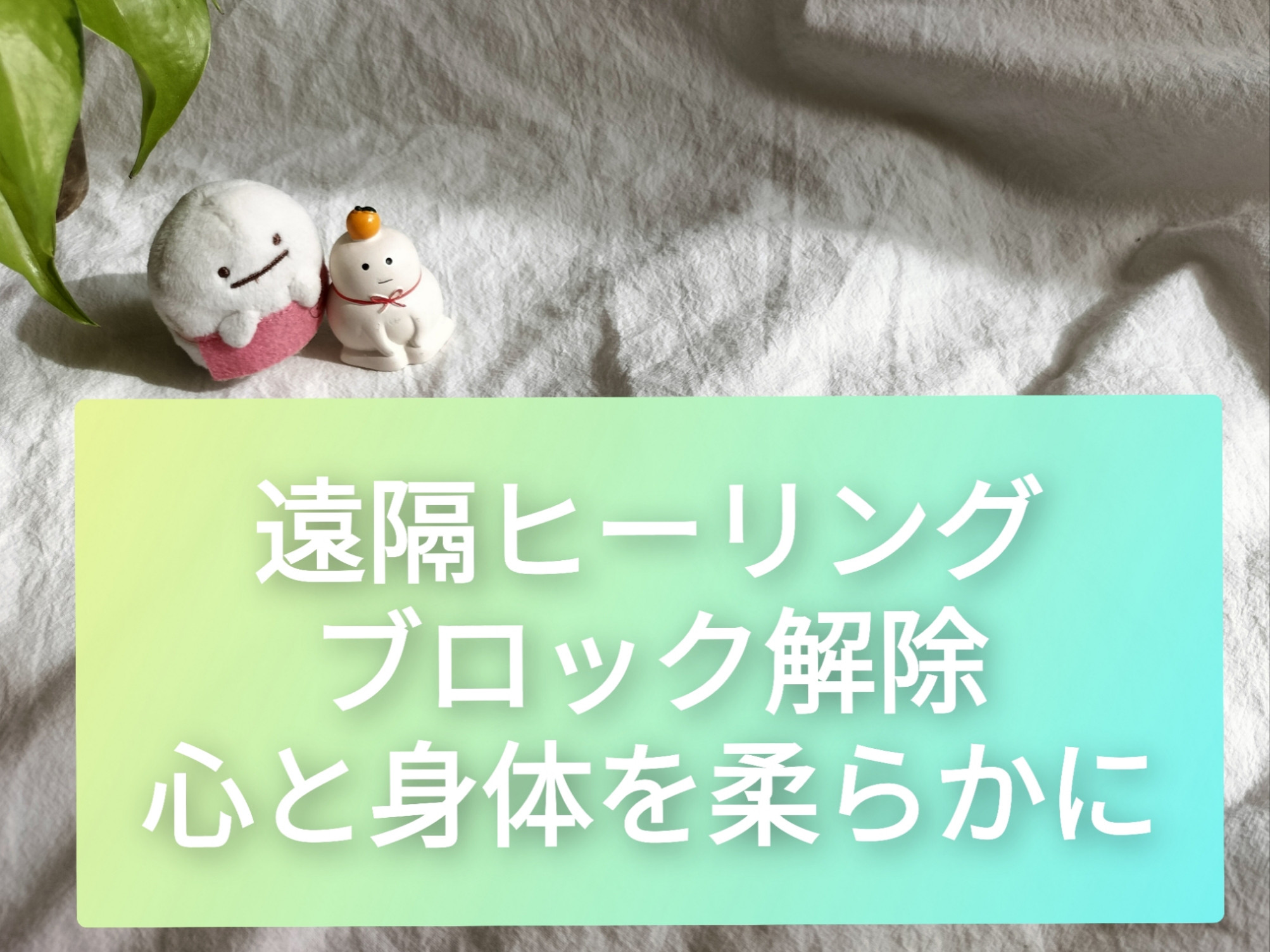 ꕤ︎︎·͜·ᐠ(  ᐢ ᵕ ᐢ )ᐟひたすら遠隔ヒーリング　柔らかな心と身体に☆ヒーリングをお考えくださる方への補足説明