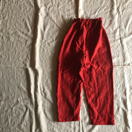 リネンウールのもんぺ　レッド リネンウールのもんぺ レッド ロングパンツ nuuMonpe 通販 20296593