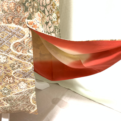 ウナのオムニ　着物リメイクワンピース　辻が花　訪問着　ボレロ付　絞り　リピ 着物リメイクワンピース 着物ドレス 訪問着 辻が花 希少品 黒色 ラメ