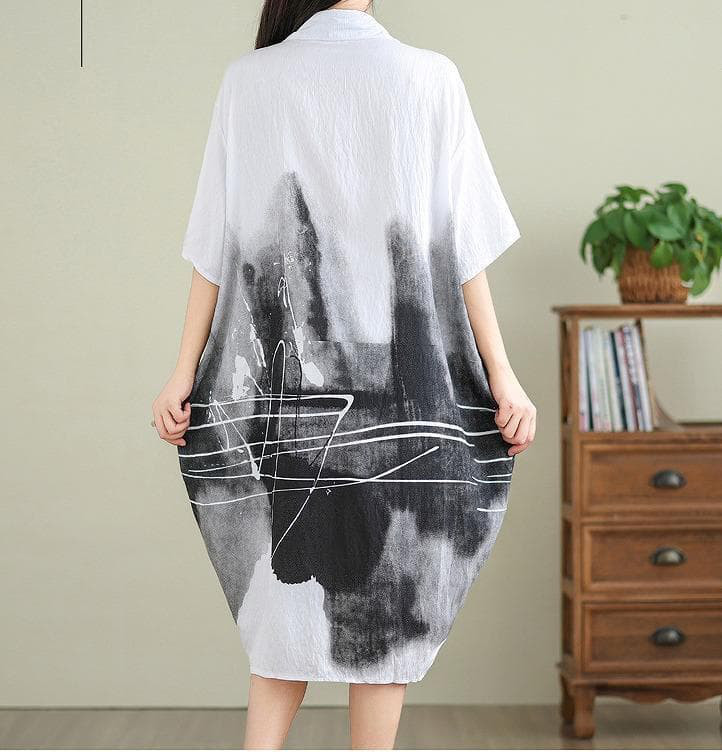 大きいサイズ レディース シャツ　ワンピース　春夏 秋 新品 半袖