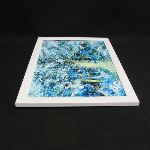油彩画【雪の森の光】冬の風景 絵画 HR 通販 20297151｜Creema