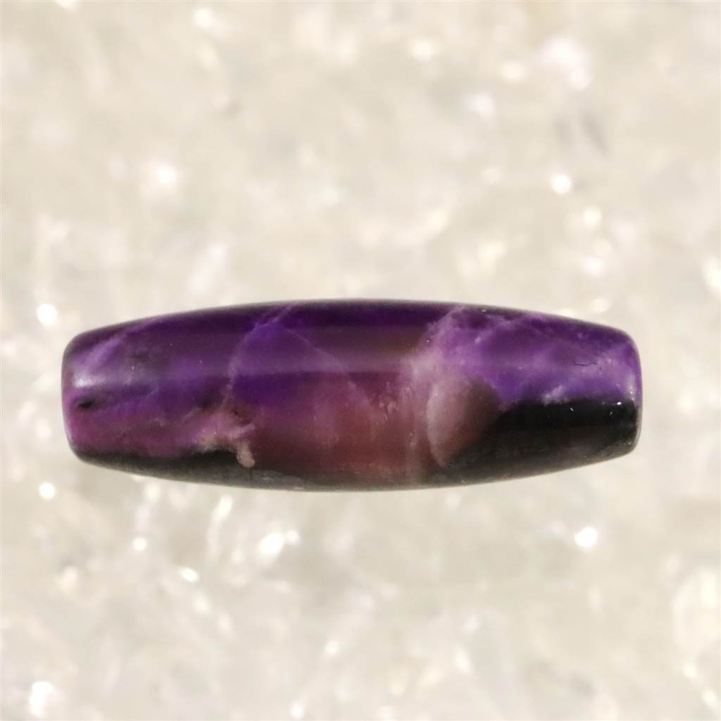 スギライト 天珠 ビーズ 21X7mm 2.4ｇ #31416