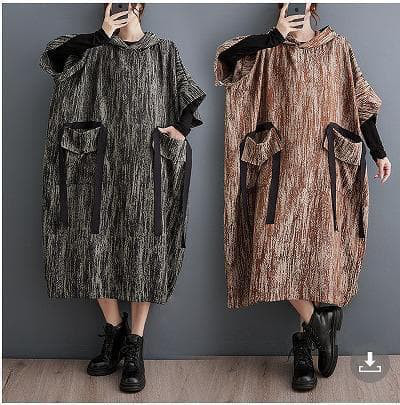 大きいサイズ レディース ロング　パーカー　ワンピース　ゆったり　春 秋冬