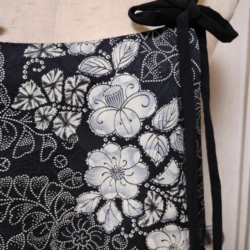 辻が花のドレス キャミワンピ ジャンパースカート 着物リメイク