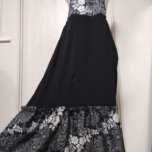 辻が花のドレス キャミワンピ ジャンパースカート 着物リメイク