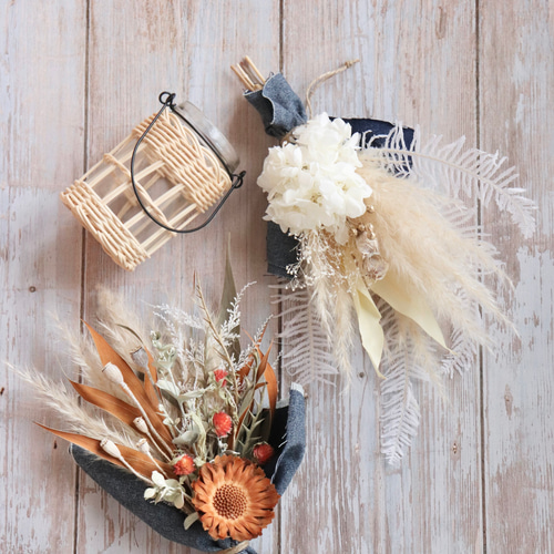 送料無料】HAPPY BAG 2026◇届いてすぐ飾れる！ドライフラワー＆ラタン