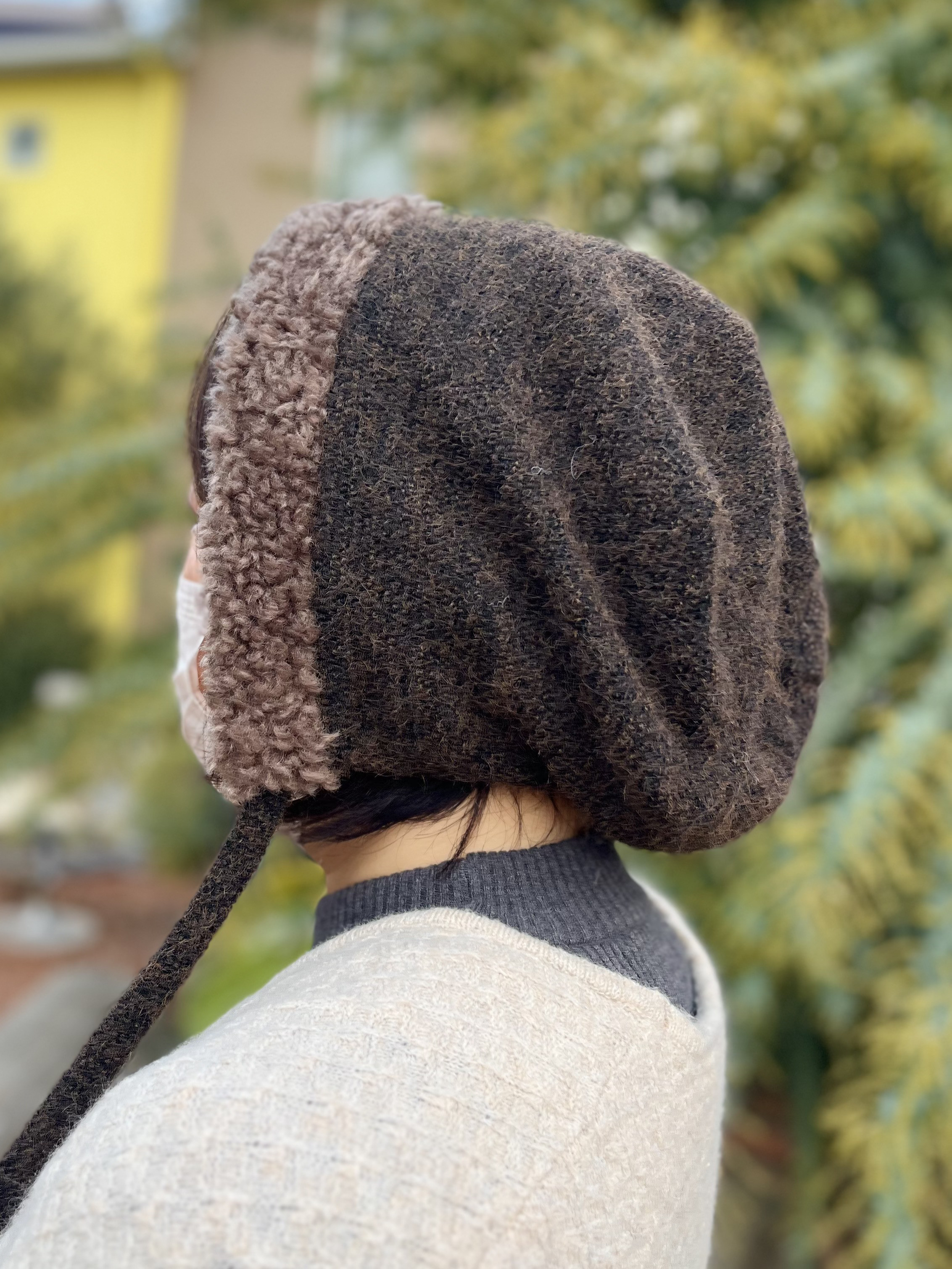 2wayニットフード