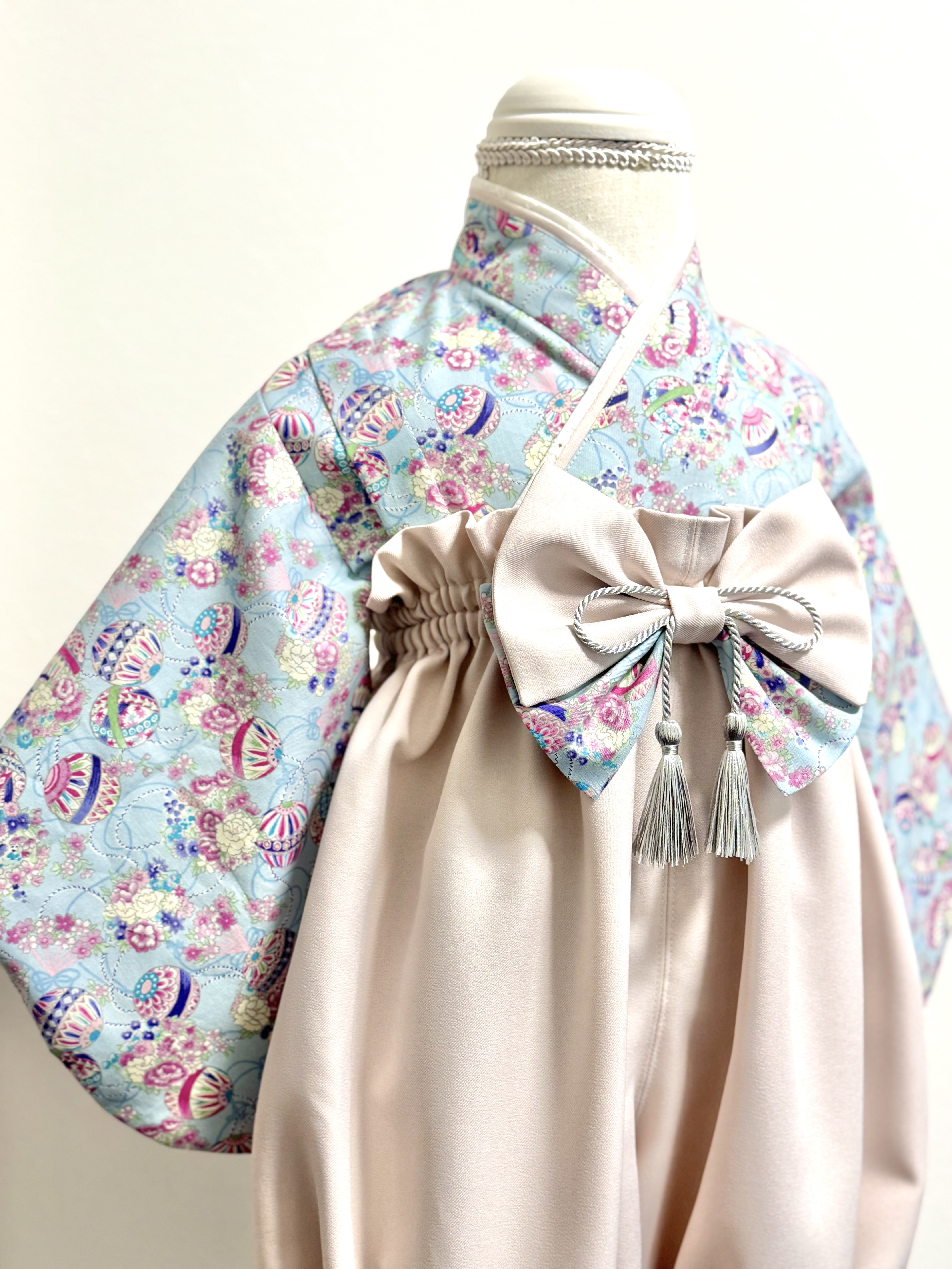 水色手毬×ピンク  ひな祭り受付終了（※ご購入前に商品説明をご確認の上、最短発送日のお問い合わせをお願いいたします。）