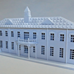 昭和レトロ洋館「旧前田家本邸」 着色模型 立体・オブジェ ジオラマ