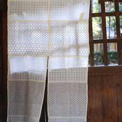 のれん☆パステルカラー☆パッチワーク☆綿100％☆ハンドメイド