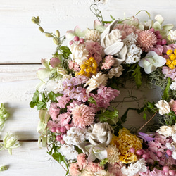 春待ちナチュラルリース 2枚目の画像