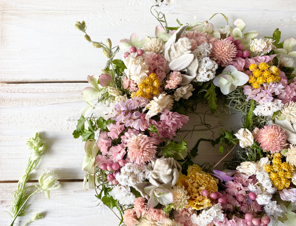 春待ちナチュラルリース 2枚目の画像