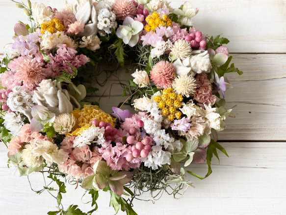 春待ちナチュラルリース 5枚目の画像