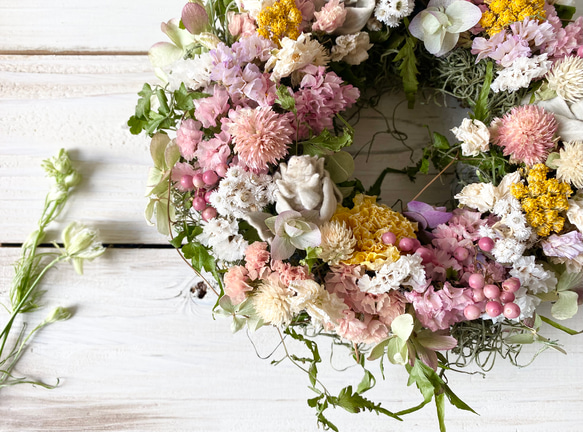 春待ちナチュラルリース 3枚目の画像