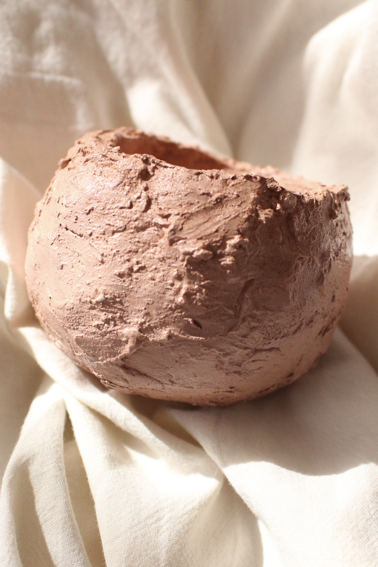 Zag-Zag pot【Terracotta】| オーブン陶土　鉢　多肉植物　サボテン　塊根植物