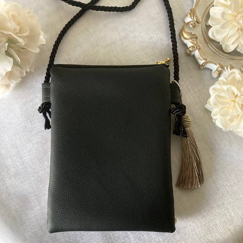 インド刺繍ポシェット インド刺繍リボン インド刺繍 ポシェット