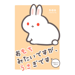 うさぎマンガ おもちみたいですが、うさぎです ZINE・小冊子 こでまり