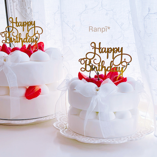 クレイケーキ〜shop 「Ranpī」ご紹介〜② クレイケーキ*まるまるケーキver.(大) その他インテリア雑貨 Claycake