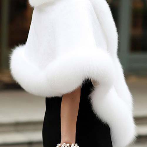 本物フォックスとレッキスファーストールショール白毛皮ケープ和装洋装