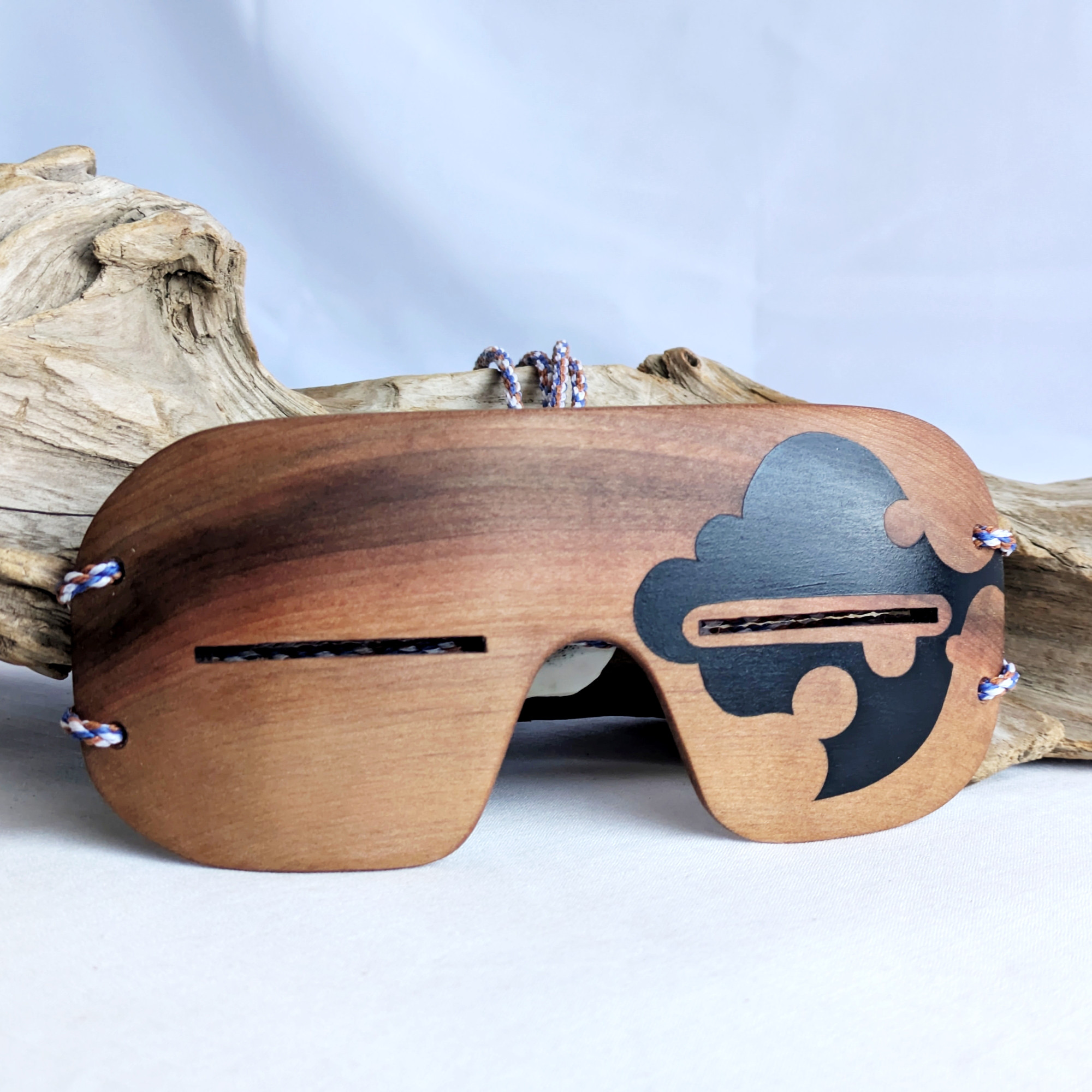 【古来の遮光器】雪眼鏡（サングラス）　柄13