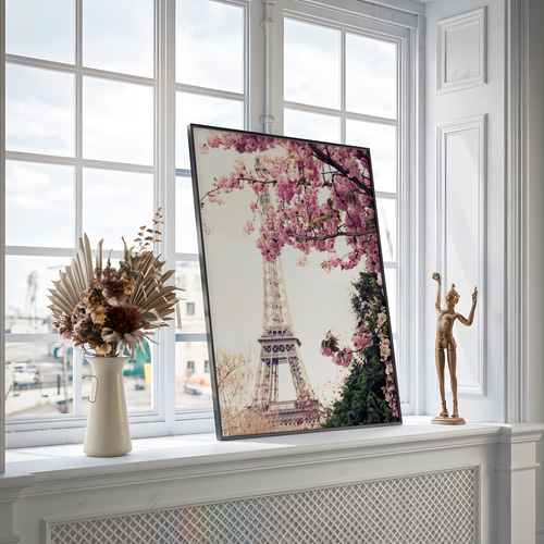 アートポスター エッフェル塔 桜 パリ 風景 写真 北欧風 おしゃれ