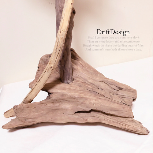 DriftDesign〜 味わい希少流木のお洒落な大型ランタンスタンド