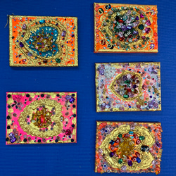 壁掛けアート　YOSUNHEART ♥️金箔漆 壁掛けアート ハートは愛のメッセージ金箔漆38 その他アート