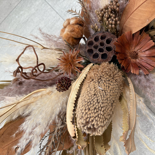 ⭐️新作⭐️ドライフラワー壁掛けオブジェ ドライフラワー壁掛け