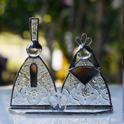 ステンドグラス サンゴの海の中 タコ 魚 ウミガメ その他インテリア