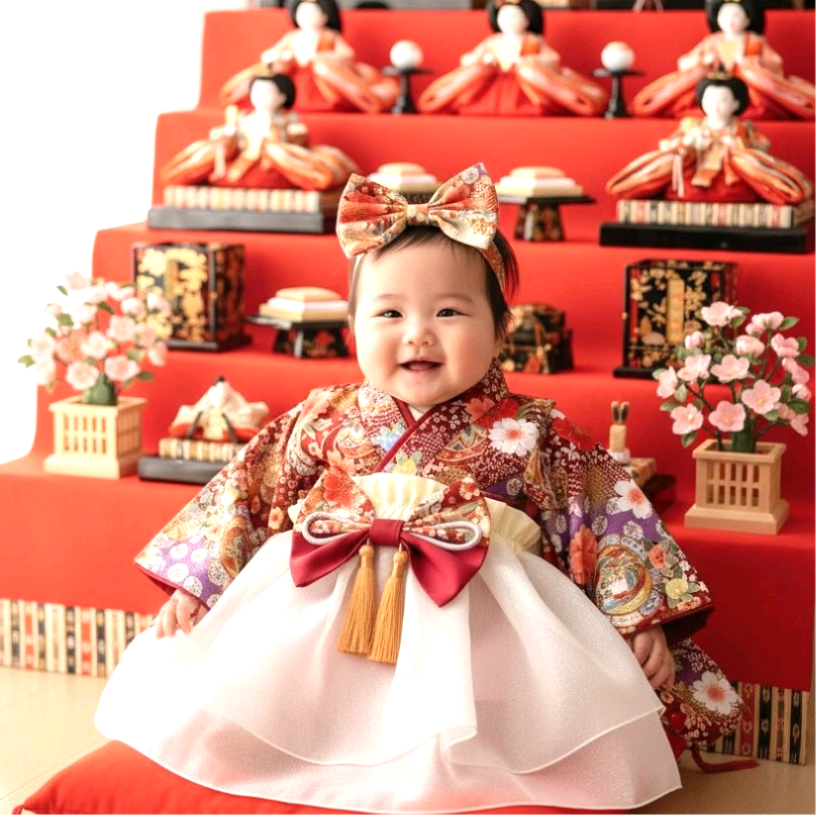 ベビー袴2way60〜80サイズ