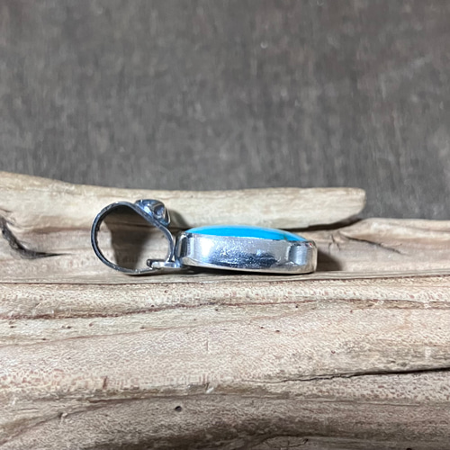 キングマン ターコイズ トルコ石 シルバー ネックレス ペンダント