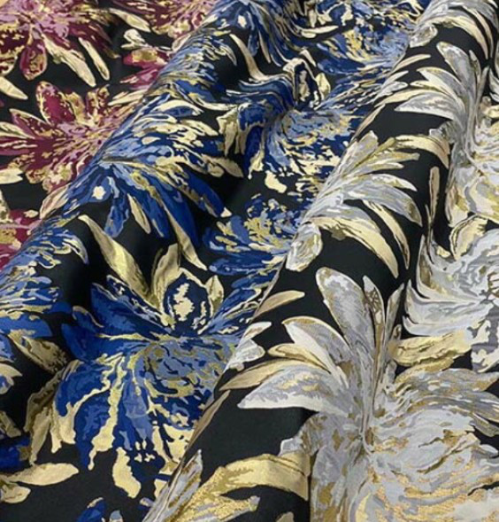 ギラ華柄　大人の兵児帯【セミオーダー】