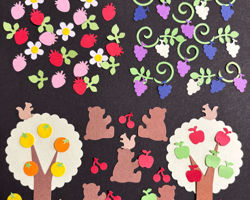 フルーツ アルバム素材 飾り ☆クラフトパンチ その他素材 BEAR 通販