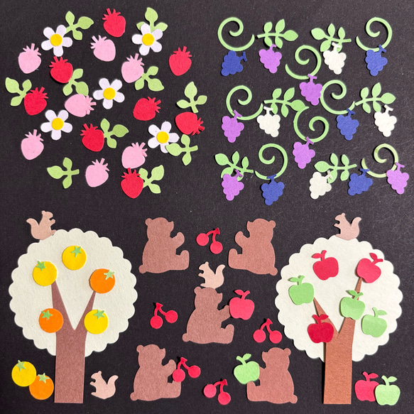フルーツ アルバム素材 飾り ☆クラフトパンチ その他素材 BEAR 通販