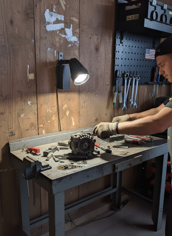 壁掛け式 LEDスポットライト インダストリアルインテリア ウォール