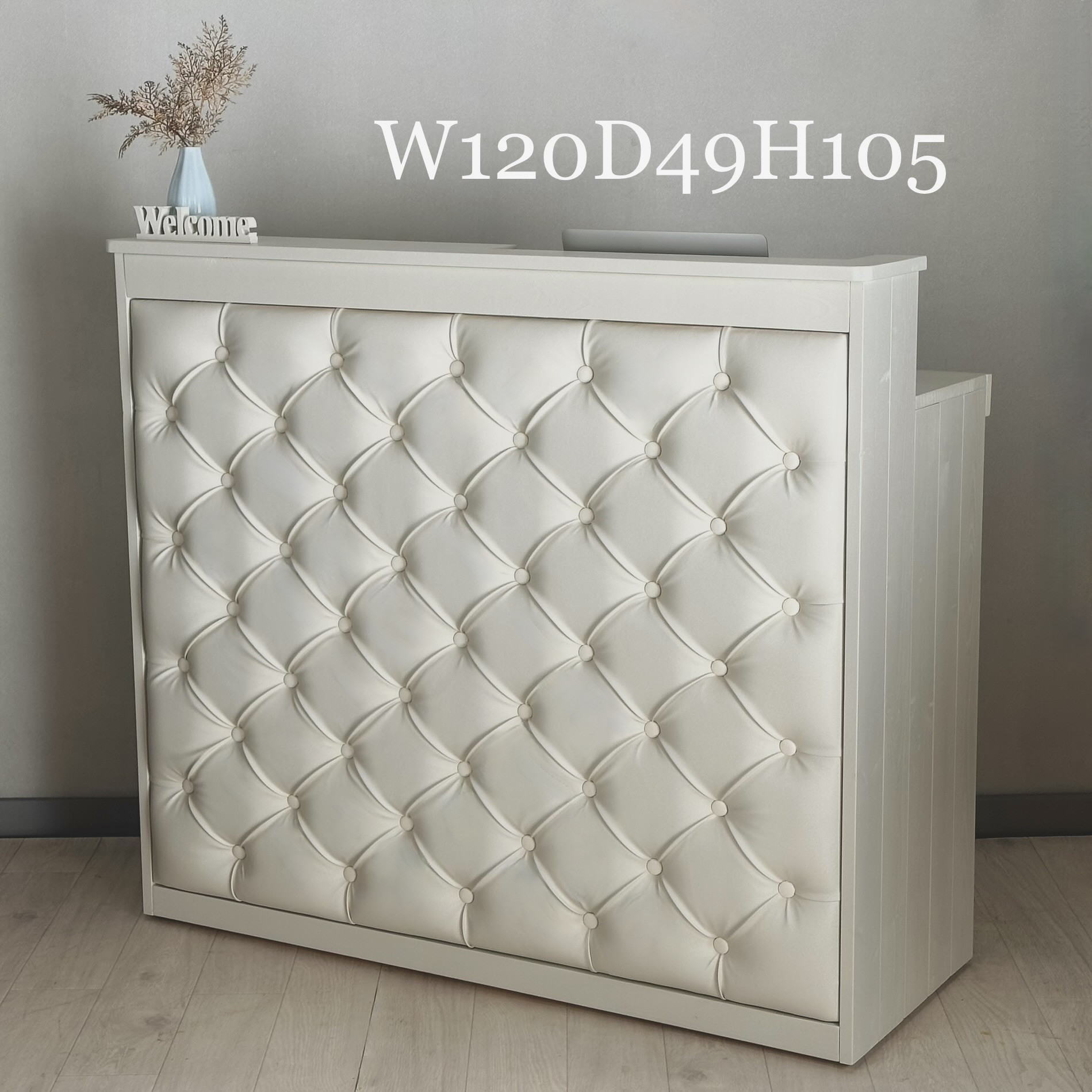 受注製作_BARIKI_レジカウンター_レジ台_ 幅120cm×奥行49cm×高さ105cm_BK02ABW120