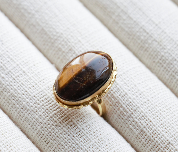Gary Reeves タイガーアイ　リング　15.5〜16号相当 Gary Reeves タイガーアイ リング 15.5〜16号相当 Gary Reeves