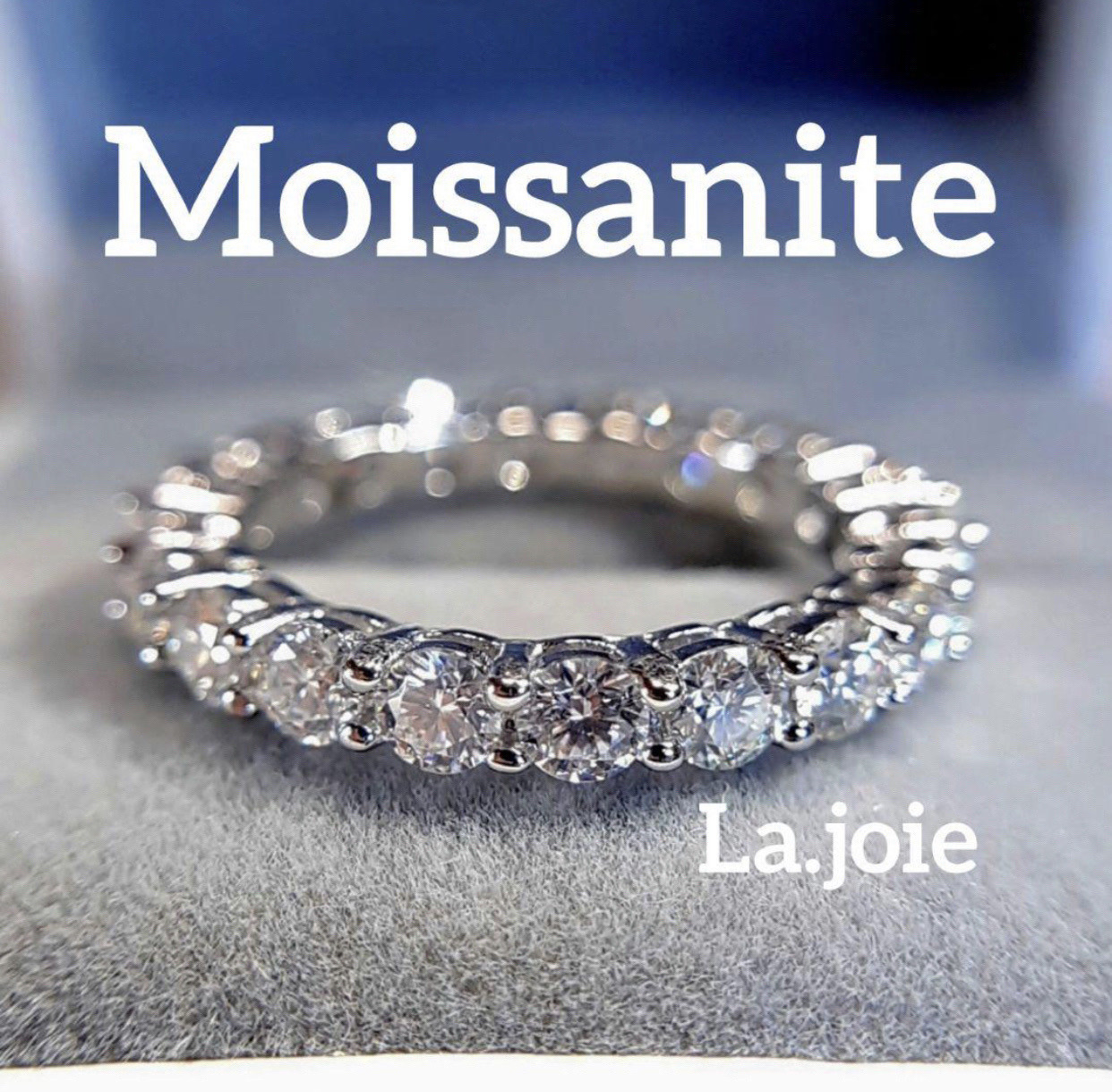 大人気❗️（最高品質）モアサナイトフルエタニティ 3mm  リング