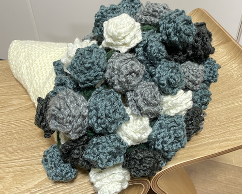 くすみカラー】花束ブランケット ブーケブランケット フラワー