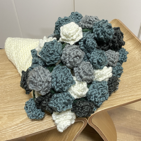 くすみカラー】花束ブランケット ブーケブランケット フラワー