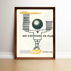 7UP セブンアップ 1960年代 アメリカ ヴィンテージ 雑誌 広告 額付