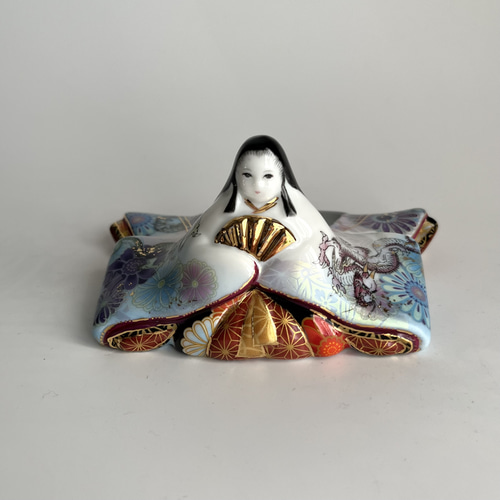 ⭐︎お雛様⭐︎ポーセリン 龍柄 平安の雅 りゅう リュウ 桃の節句