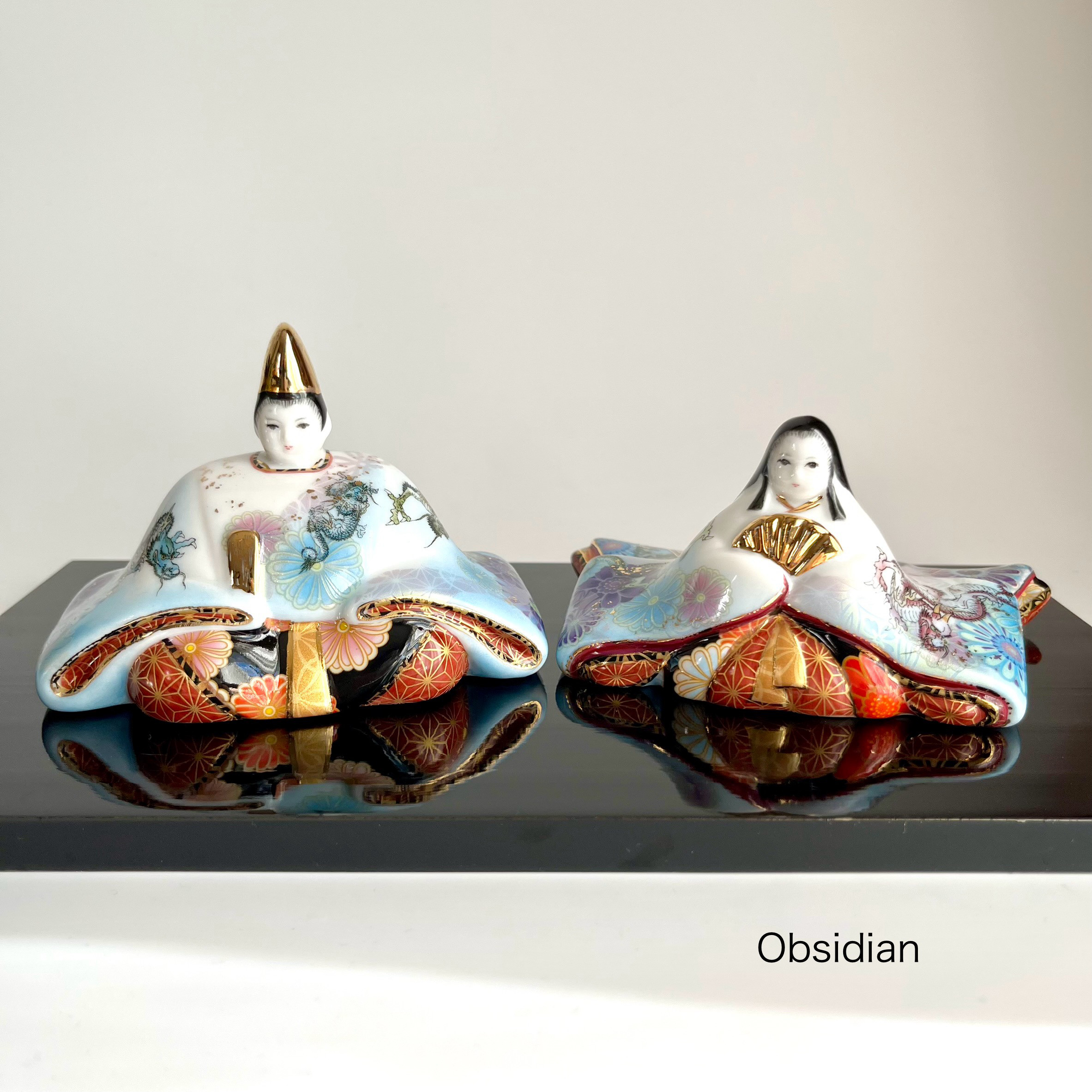 ⭐︎お雛様⭐︎ポーセリン　龍柄　平安の雅　りゅう　リュウ　桃の節句　おひなさま　ひな人形　ひな祭り 24,000円