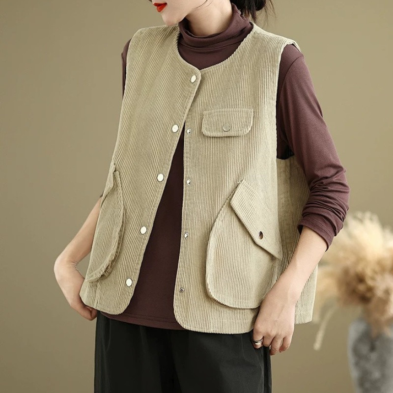 通勤 ベスト レディース おしゃれ ジレ きれいめ 大きいサイズ 体型カバー トップス 重ね着 秋冬 4,582円