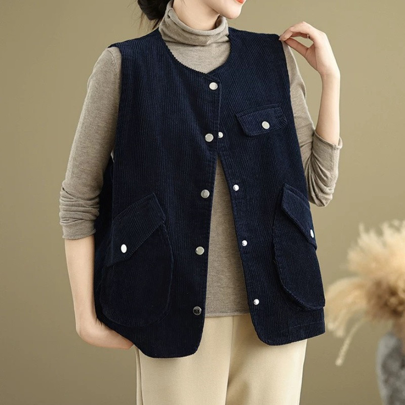 通勤 ベスト レディース おしゃれ ジレ きれいめ 大きいサイズ 体型カバー トップス 重ね着 秋冬