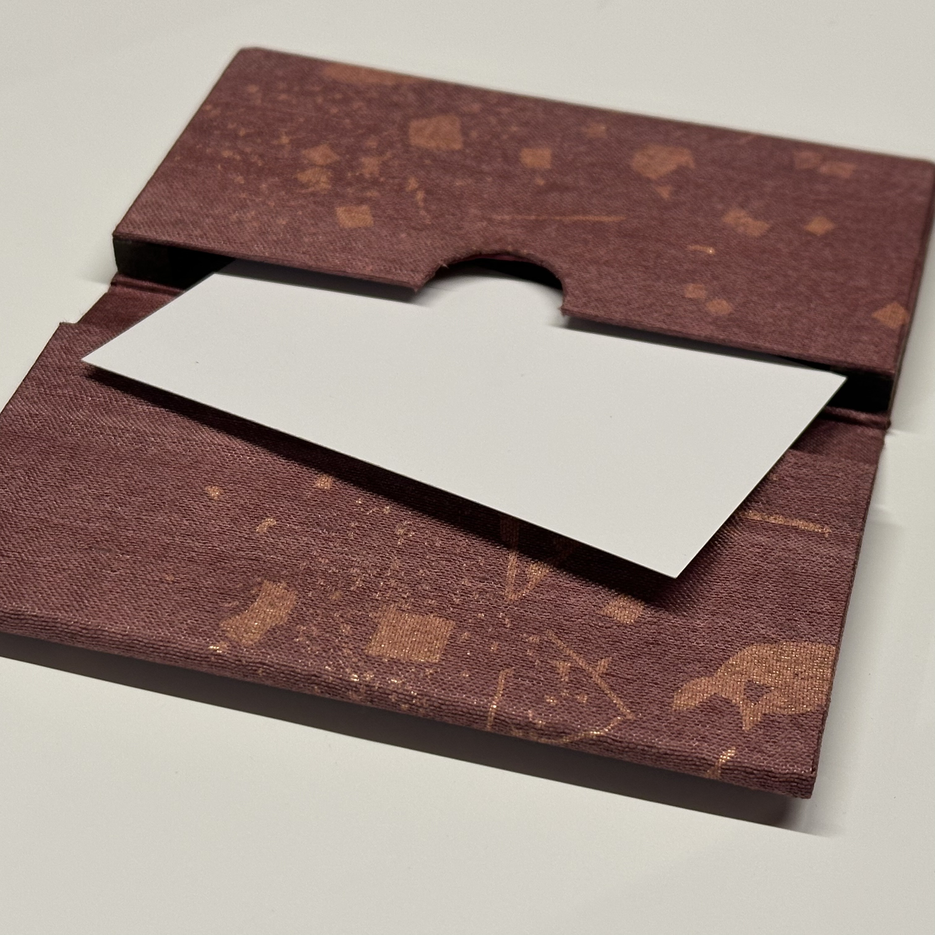 和紙と箔 名刺入れ カードケース