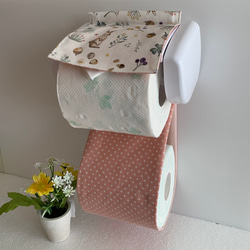 トイレットペーパーホルダーカバー☆Milky rabbit ☆ 1枚目の画像