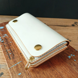 ハラコ ヒョウ柄】 トラッカーウォレット TW-01 長財布 TEN CRAFT 通販
