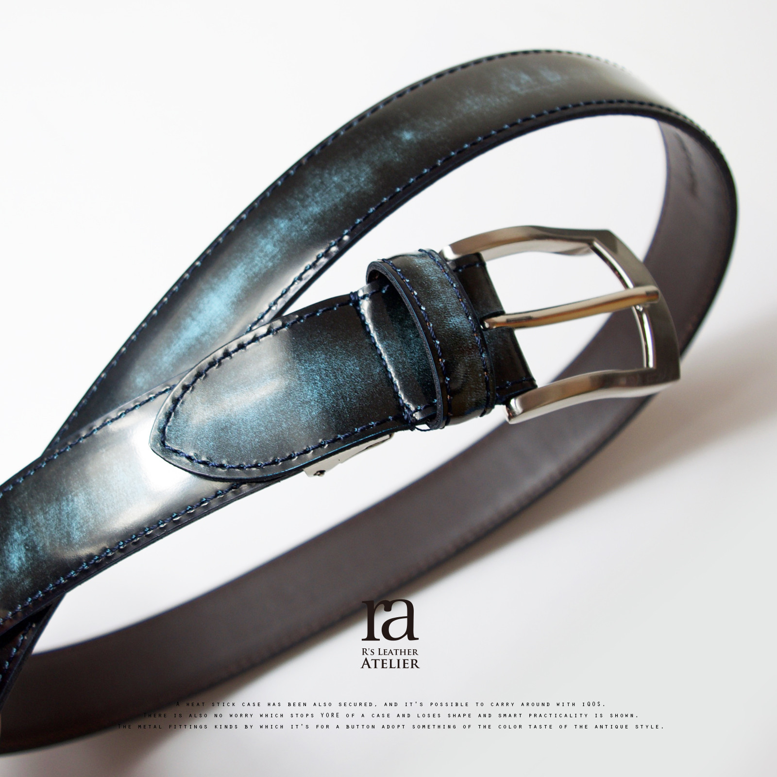 "世界に１本の表情" アドバンレザー メンズベルト フォーマル&カジュアル スーツ ビジネス 私服 コーデ